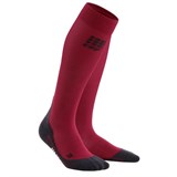 CEP PROGRESSIVE COMPRESSION RUNNING SOCKS PASTEL (W) Компрессионные гольфы женские Бордовый/Серый - фото 284925