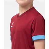 Jögel DIVISION PERFORMDRY UNION JERSEY Футболка Гранатовый/Голубой - фото 284988