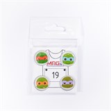 Magni ЧЕРЕПАШКИ НИНДЗЯ Магнитные держатели спортивных номеров - фото 284997