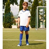 Kelme SHORT SLEEVE FOOTBALL SET KID (3873001-104) Форма футбольная детская Белый/Синий - фото 285035