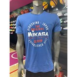 Mikasa MT5023 Футболка спортивная Синий/Белый/Оранжевый - фото 285159