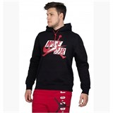 Jordan JUMPMAN CLASSIC FLEECE PO Толстовка баскетбольная Черный/Красный/Белый* - фото 285325