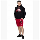 Jordan JUMPMAN CLASSIC FLEECE PO Толстовка баскетбольная Черный/Красный/Белый* - фото 285327