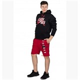 Jordan JUMPMAN CLASSIC FLEECE PO Толстовка баскетбольная Черный/Красный/Белый* - фото 285328