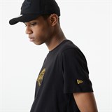 New Era LA LAKERS CHAIN STITCH Футболка баскетбольная Черный/Желтый - фото 285437