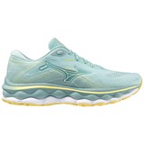 Mizuno WAVE SKY 7 (W) Кроссовки беговые женские Голубой/Желтый - фото 285504