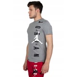 Jordan JUMPMAN Футболка баскетбольная Серый/Черный/Белый* - фото 285619