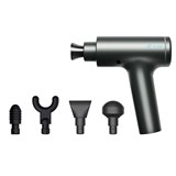 Flow MOVE Neon Blue Перкуссионный массажер Серый/Голубой - фото 285736