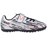 Jögel RAPIDO TF (28-33) Бутсы футбольные многошиповки детские Серебристый/Черный - фото 285965