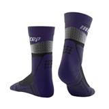 CEP HIKING MAX MID CUT COMPRESSION SOCKS (W) Компрессионные носки женские Серый/Синий - фото 286099