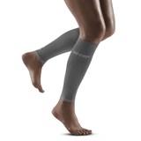 CEP ULTRALIGHT COMPRESSION CALF SLEEVES (W) Компрессионные гетры для бега ультратонкие женские Серый - фото 286113