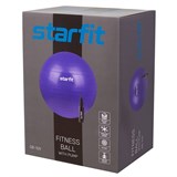 Starfit GB-109, 85 СМ, 1500 Г Фитбол антивзрыв с ручным насосом Темно-синий - фото 286157