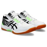 Asics GEL-TASK 3 MT Кроссовки волейбольные Белый/Черный/Зеленый - фото 286203