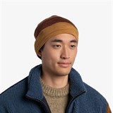 Buff MERINO MOVE HAT MUSTARD Шапка Коричневый/Черный - фото 286215