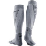 CEP SKI TOURING TALL COMPRESSION SOCKS Компрессионные гольфы с шерстью мериноса для катания на лыжах Серый - фото 286367
