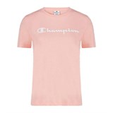 Champion CREWNECK T-SHIRT (W) (114911) Футболка женская Розовый - фото 286450