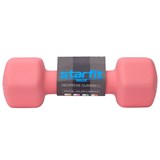 Starfit DB-201 3 КГ Гантель неопреновая Коралловый - фото 286716