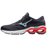 Mizuno WAVE CREATION 22 Кроссовки беговые Черный/Голубой/Красный - фото 286721