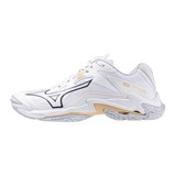 Mizuno WAVE LIGHTNING Z8 (W) Кроссовки волейбольные женские Белый/Темно-синий - фото 286764