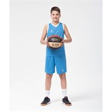 Jögel CAMP BASIC Шорты баскетбольные детские Бирюзовый/Белый - фото 286918