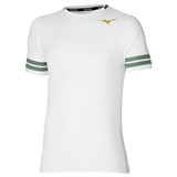 Mizuno SHADOW GRAPHIC TEE Футболка теннисная Белый/Зеленый - фото 287023