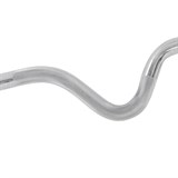 Starfit BB-102 Гриф для штанги W-образный 120см d=25 мм, с металлическими замками Хром - фото 287257