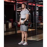 Starfit BB-102 Гриф для штанги W-образный 120см d=25 мм, с металлическими замками Хром - фото 287261