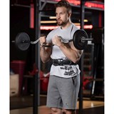 Starfit BB-102 Гриф для штанги W-образный 120см d=25 мм, с металлическими замками Хром - фото 287262