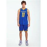 Anta ONWARD KOGETHER Майка баскетбольная Синий/Желтый - фото 287791