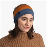 Buff MERINO MOVE STEEL BLUE Шапка Белый/Оранжевый/Синий - фото 287820