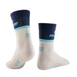 CEP THE RUN COMPRESSION MID CUT SOCKS 4.0 Компрессионные носки Белый/Темно-синий - фото 287976