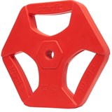 Starfit BB-205 10 КГ Диск обрезиненный с хватами, d=26 мм - фото 288073