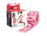 RockTape DESIGN 5см*5м камуфляж розовый Кинезиотейп Розовый/Серый - фото 288267