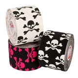 BBTape KINESIO DESIGN 5смx5м Тейп Черепа Черный/Белый - фото 288385