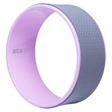 Starfit YW-101 Колесо для йоги 32 см Серый/Розовый - фото 288534