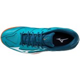 Mizuno THUNDER BLADE 3 Кроссовки волейбольные Голубой/Белый/Оранжевый - фото 288545