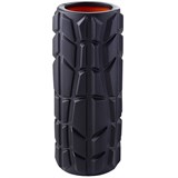 Starfit FA-509 Ролик массажный, высокая жесткость 33x13,5 cм Черный/Оранжевый - фото 288592