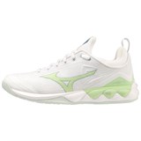 Mizuno WAVE LUMINOUS 2 (W) Кроссовки волейбольные женские Белый/Зеленый - фото 288905