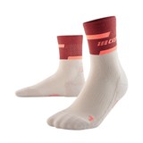 CEP THE RUN COMPRESSION MID CUT SOCKS 4.0 (W) Компрессионные носки женские Белый/Красный - фото 289209