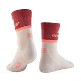 CEP THE RUN COMPRESSION MID CUT SOCKS 4.0 (W) Компрессионные носки женские Белый/Красный - фото 289210