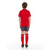Kelme FOOTBALL SUIT KID Форма футбольная детская Красный/Золотой/Серый - фото 289868