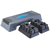 Starfit SP-301 Степ-платформа 3-х уровневая Серый/Голубой - фото 289962