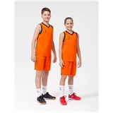 Jögel CAMP BASIC Майка баскетбольная детская Оранжевый/Черный - фото 290230