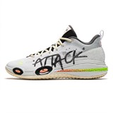 Anta ATTACK 1 "WHITE BLACK" Кроссовки баскетбольные Бело/Черные - фото 290585