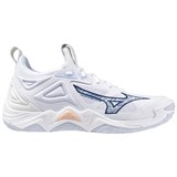 Mizuno WAVE MOMENTUM 3 (W) Кроссовки волейбольные женские Белый/Темно-синий - фото 290979