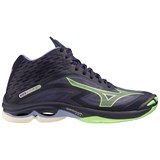 Mizuno WAVE LIGHTNING Z7 MID Кроссовки волейбольные Темно-синий/Зеленый - фото 290984