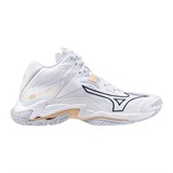 Mizuno WAVE LIGHTNING Z8 MID (W) Кроссовки волейбольные женские Белый/Темно-синий - фото 291039