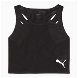 Puma RUN ULTRASPUN CROP TOP (W) Топ беговой женский Черный - фото 291131