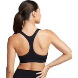 Nike SWOOSH LIGHT SUPPORT NON-PADDED SPORTS BRA (W) Топ беговой женский Черный - фото 291203