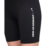 Nike ONE HIGH-WAISTED 18CM BIKER SHORTS (W) Шорты-велосипедки женские Черный - фото 291215